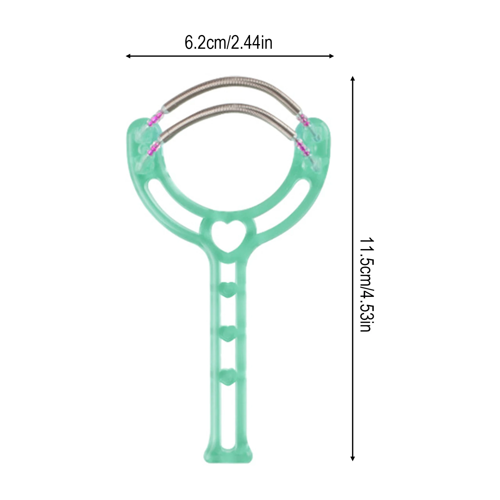페이셜 케어 헤어 리무버 안전한 핸드헬드 스프링 롤러 여성용 턱수염 제거 뷰티 클리닝 재사용 가능한 제모 도구
