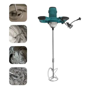 Míchačka malty 2100 W, 6stupňové nastavení, míchadlo na beton, míchadlo na cement, míchačka na beton, míchací stroj 8 nejlepší prodej stroj na míchání kosmetických krémů - №8