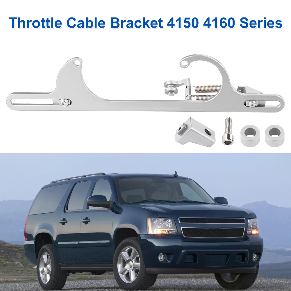 

Herorider НОВЫЙ кронштейн троса дроссельной заслонки серии 4150 4160, кронштейны дроссельной заслонки, регулируемый алюминиевый трос дроссельной заслонки, серебристый