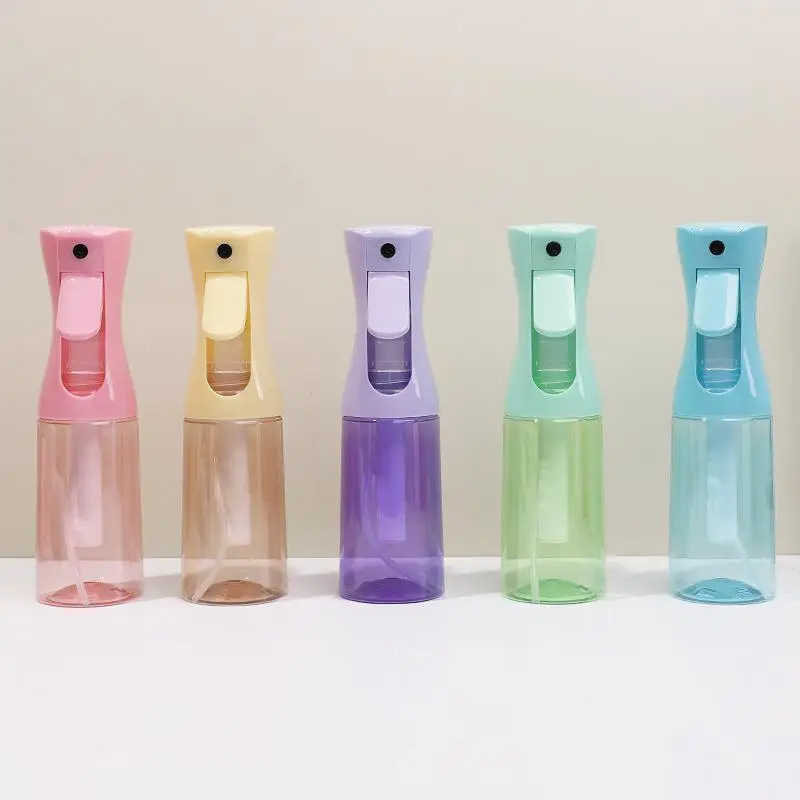 200/300 مللي ارتفاع ضغط زجاجة رذاذ مستمرة السفر قابلة لإعادة الاستخدام زجاجة التعبئة والتغليف الفرعية ، زجاجة رذاذ التجميل زجاجة سقي النبات