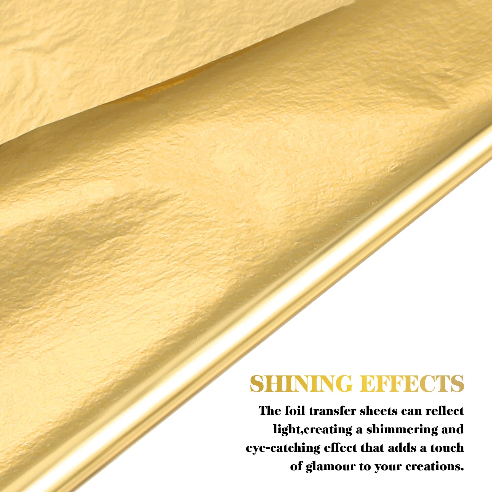 Decorazione per unghie in carta con foglie di lamina d'oro metallizzata UV da 400 pezzi per la lavorazione di involucri artigianali per la casa