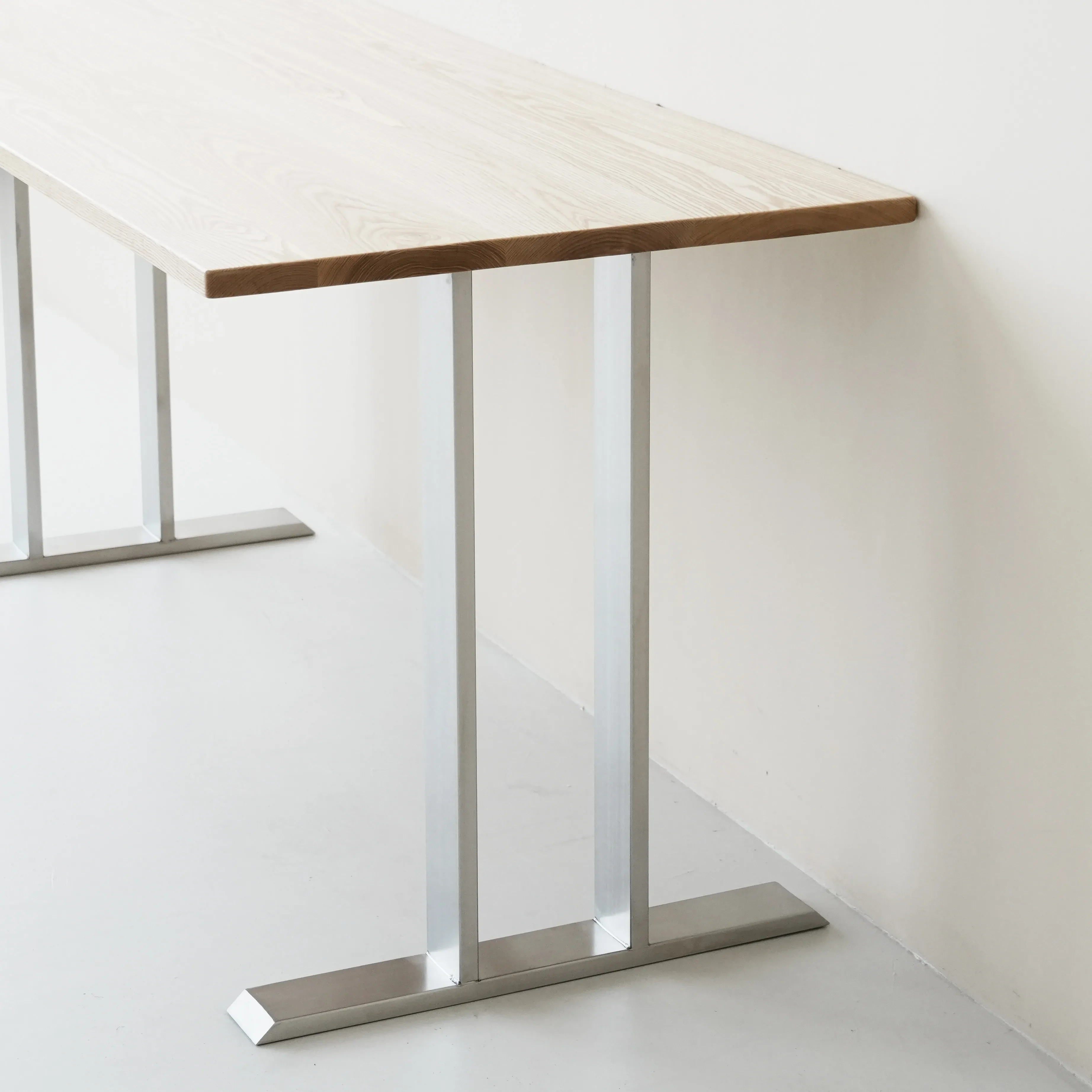 Stainless steel table leg computer desk leg  large board minimalist office desk leg