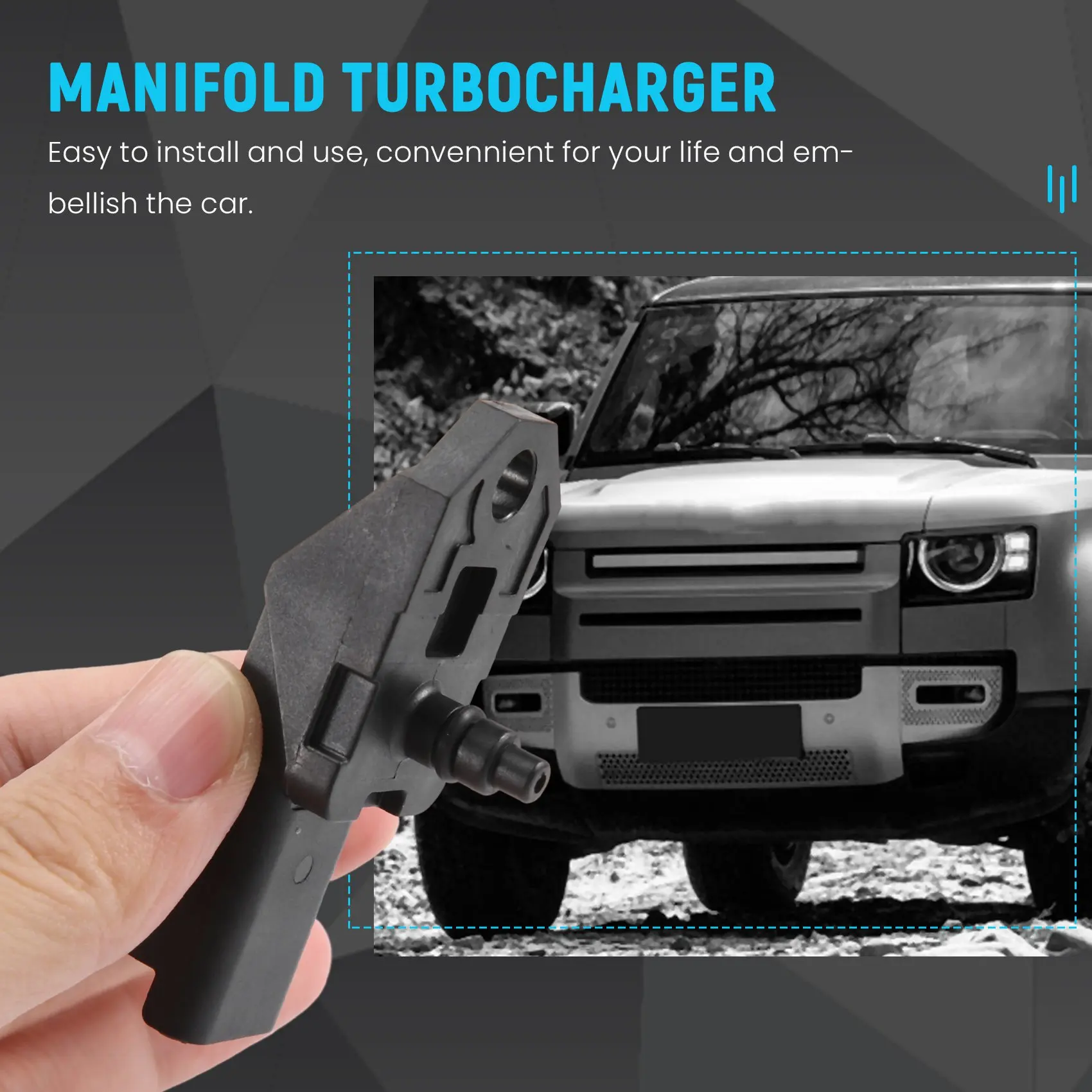 2.5BAR مستشعر خريطة الضغط التوربيني المنوع لـ 2004-2014 1007 206 307 407 CC SW 607 807 1.6 2.0 HDI 9639469280 1231