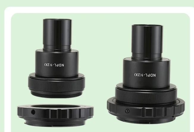 2X Microscope DSLR Adapter Tube Kit Camera Transfer Interface Lens Digital Photography Combination for SLR Micro Image Capture