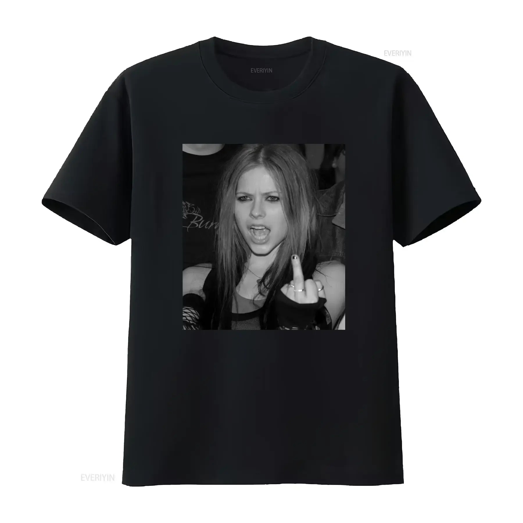 Avril Lavigne Complicated Rock Style T Shirt For Women Girls vintage Washed Comfortable Versatile Stretched Soft fashion