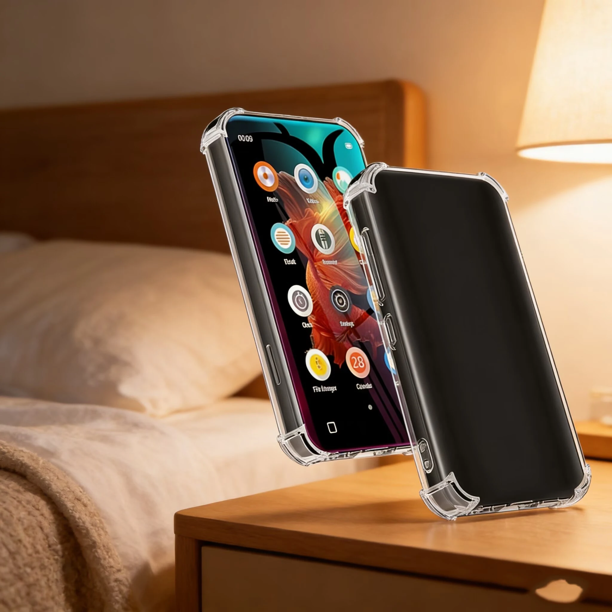 Etui na odtwarzacz MP3 Innioasis G1 i G3, przezroczysta osłona TPU na odtwarzacz MP3, odporna na zarysowania, amortyzująca wstrząsy, etui 4.0 cala, krystalicznie przezroczyste. — zdjęcie produktu 3