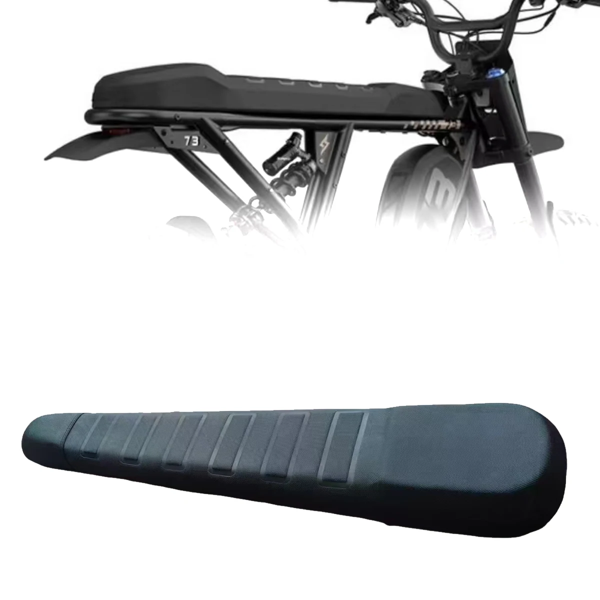 New snowmobile new extended seat cushion retro saddle electric off-road motorcycle comfortable seat cushion