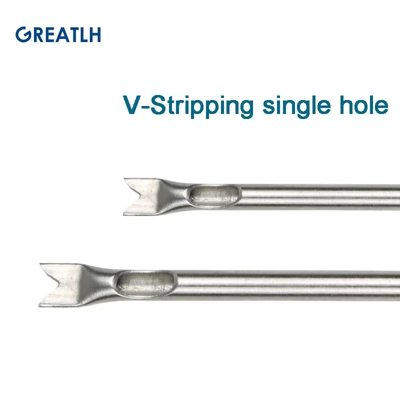 สแตนเลสสตีลดูดไขมัน Cannula น้ําฉีด Cannula Autoclavable Micro Cannula สําหรับไขมันรวบรวมไขมันชุดเครื่องมือ