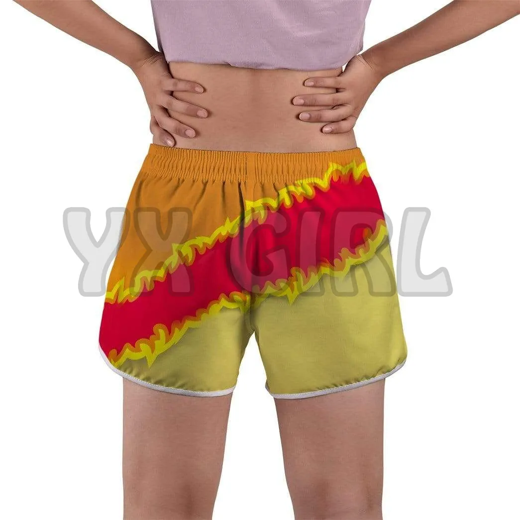 FLAMING HOT CHEETOS CUSTOM  3D All Over Printed Shorts Quick Drying Beach Shorts  Beach Swim Trunks