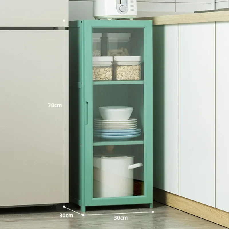 

Nanzhu Multifunctional Kitchen Storage Shelf, Transparent Visible Furniture, Elegant Storage Cabinets for Kitchen Organization