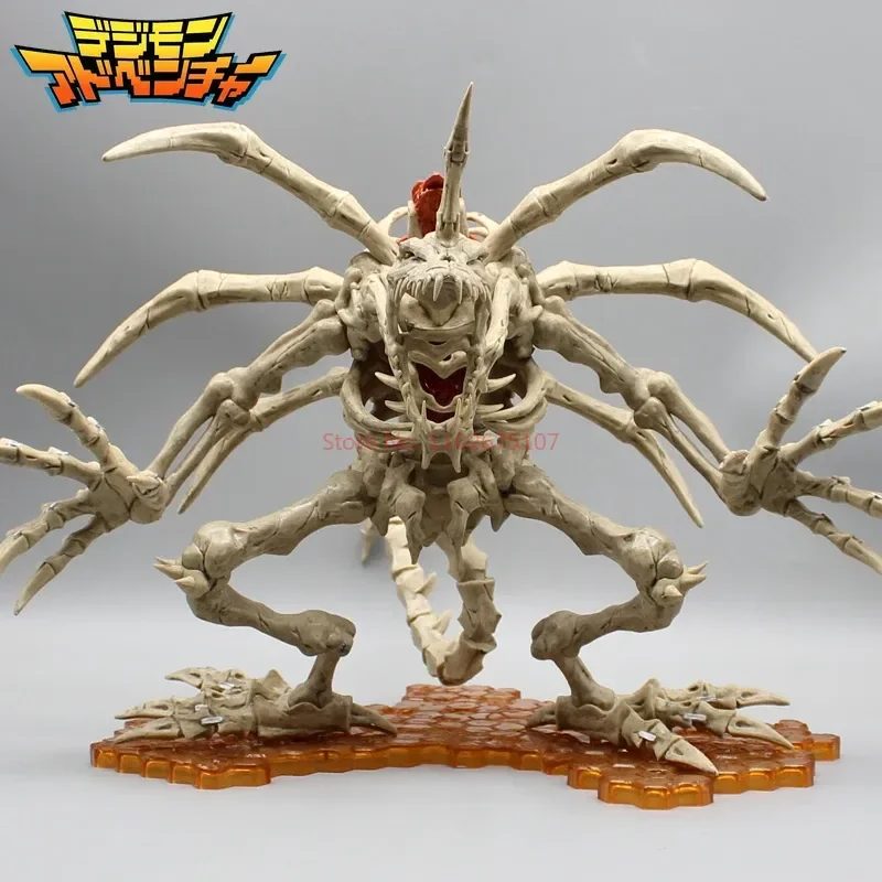 

26cm Digimon Adventure Skull Greymon Anime Figure Variation Metal War Manga Statue Pvc Action Figurine Collection Model Toy