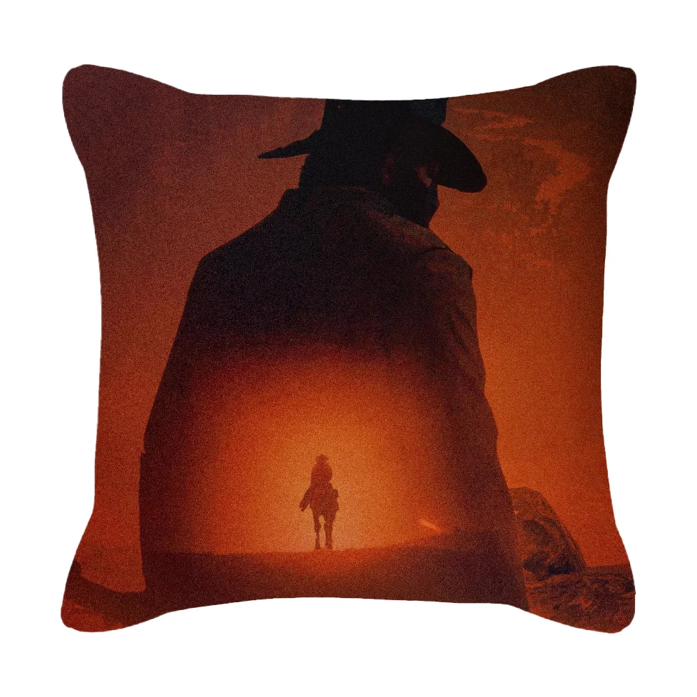 Pillow Cases Decorative Cushions Cover for Sofa Red Dead Redemption 45x45 Cushions Covers Christmas Cushion Covers Living Room