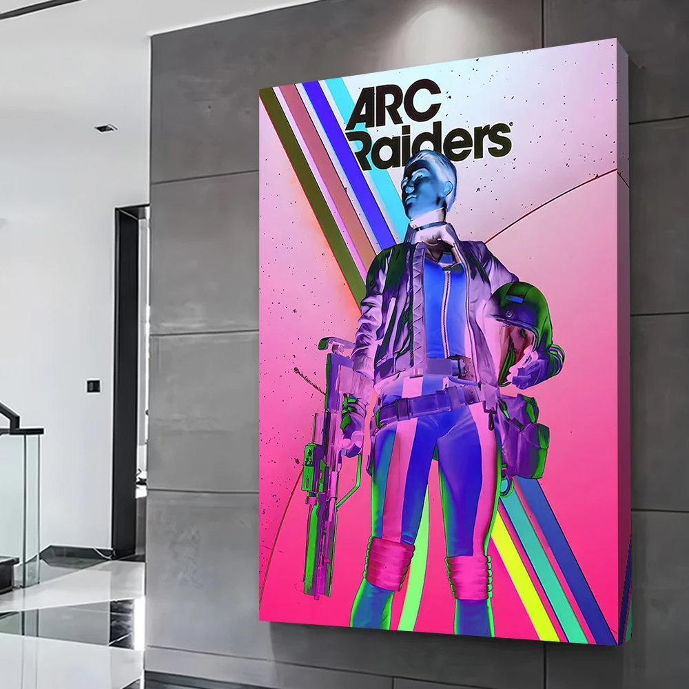 ARC Raiders Game Poster Customizable Printed Canvas Painting for Pictures Wall Art Gaming Room Decoration Home Decor Items Mural