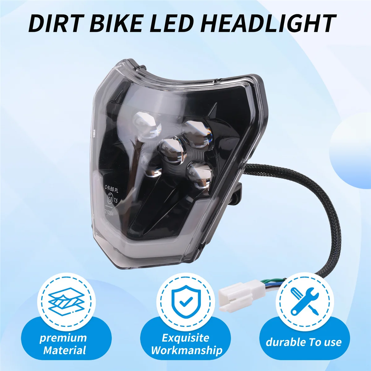 الترويج! الدراجة الترابية LED المصباح للدراجات النارية دراجة الطرق غير الممهدة ATV TC FE TE EXC XCW SXF SX 125 250 300 350 450 500 530