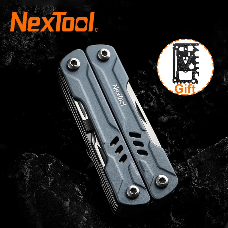 NexTool Mini Sailor 11 In 1 Multi Tool Folding Pliers Keychain Multitool Pocket Knife Screwdriver Scissors with Gifts for Men