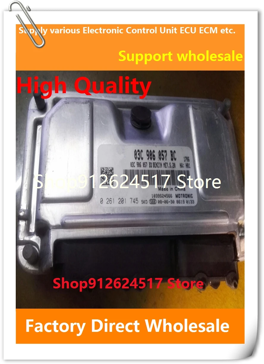 

03C906057J ECM ME7.5.20 ECU 03C906057BC Engine Computer Board 03C906057BP Compatible For Volkswagen Polo AccFas 03C906057DB