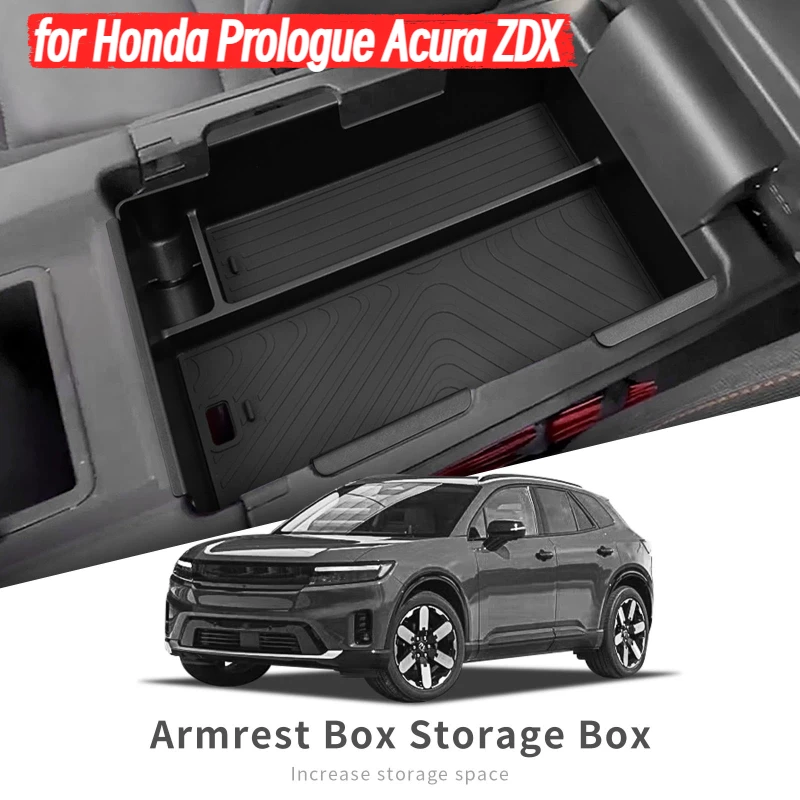 

for Honda Prologue Acura ZDX 2024 2025 Center Console Armrest Storage Box Tray Organizer Car Interior Accessory Honda Prologue