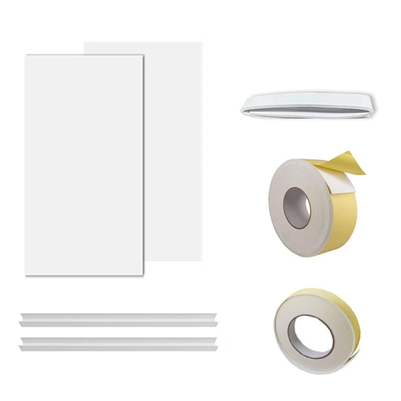 Sturdy Window Mount Side Insulation Set Block Cold Draft and Reduces HVAC Expenses High Performances Easy Installion 448A