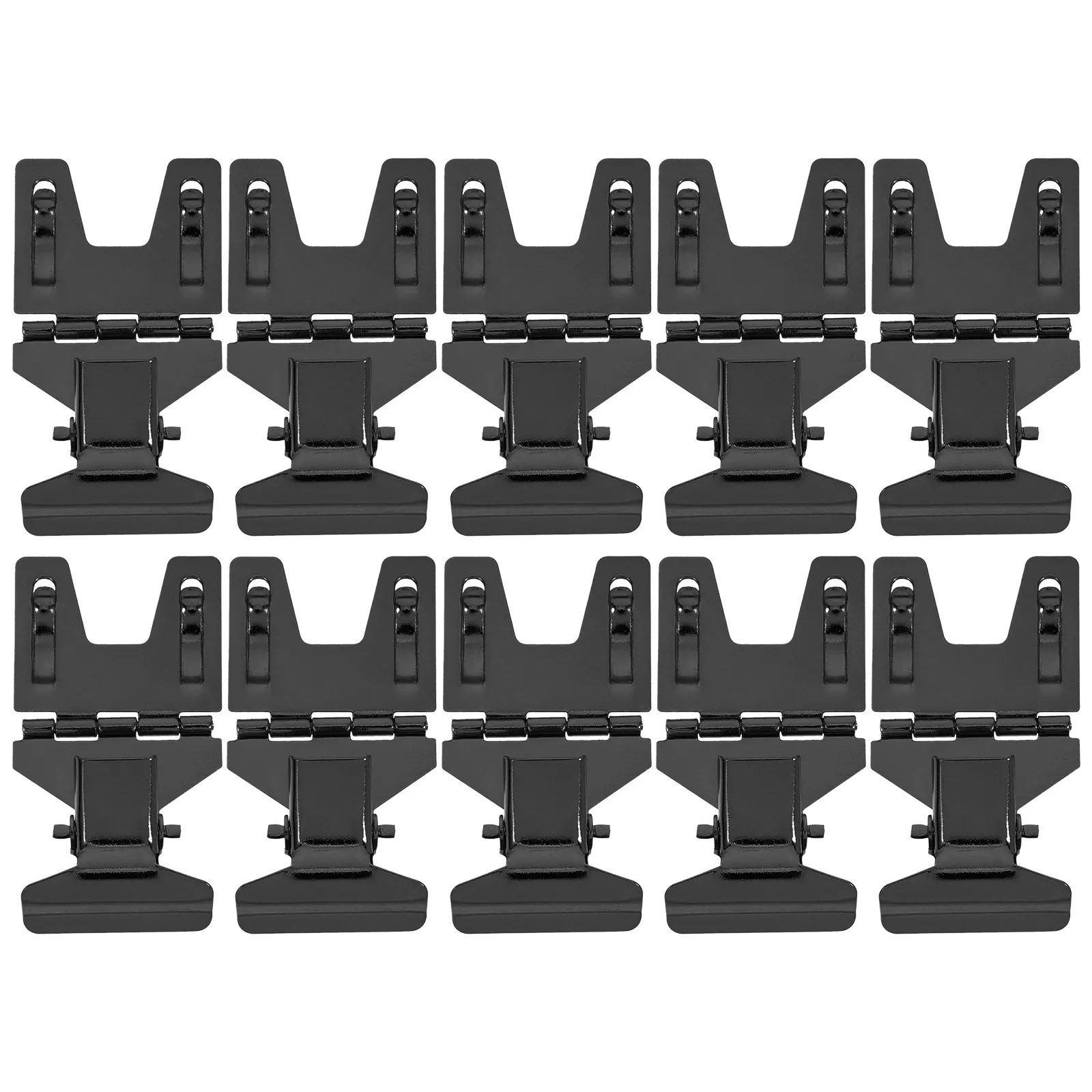 

10 pcs Price Tag Holder Stainless Steel Shelf Label Clip Pop Advertising Display Stand For Retail Merchandising Sign Holder