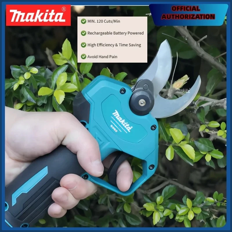 ماكيتا مقص حديقة كهربائي لاسلكي بدون فرش مقصات تشذيب كهربائية أداة حديقة فرع القاطع أدوات كهربائية