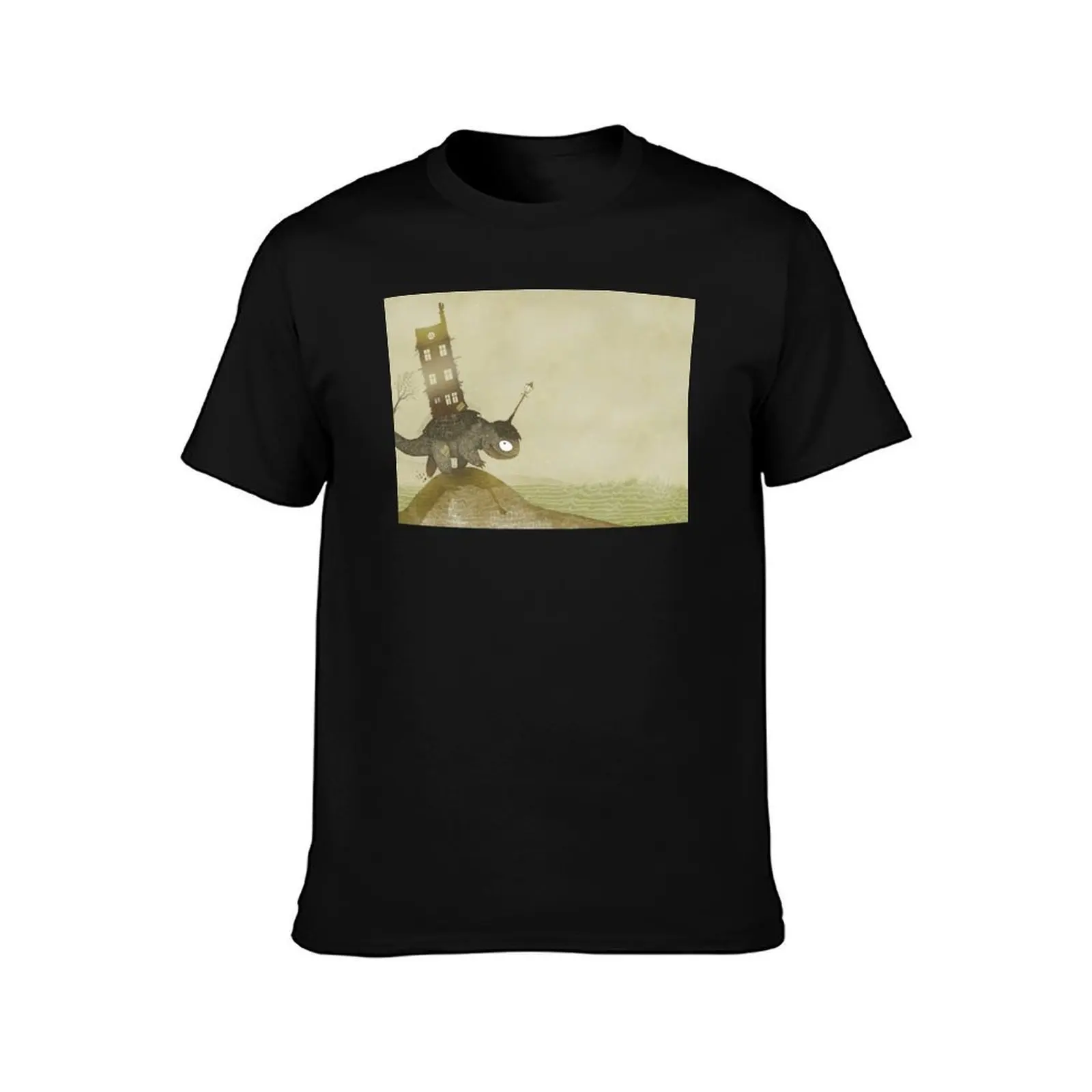 Moving House T-Shirt Functional Casual Short Sleeve Tee T-Shirt