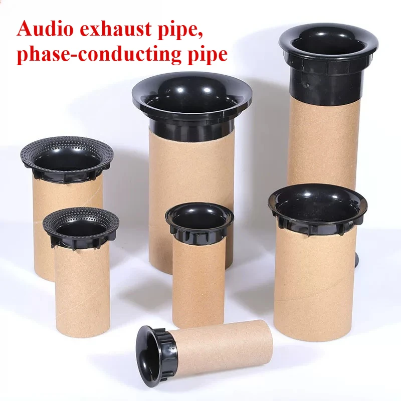 2Pcs DIY Speaker Bass Reflex Vent Pipe Port Tube – Plastic Vent with Paper Tube for HIFI Subwoofer