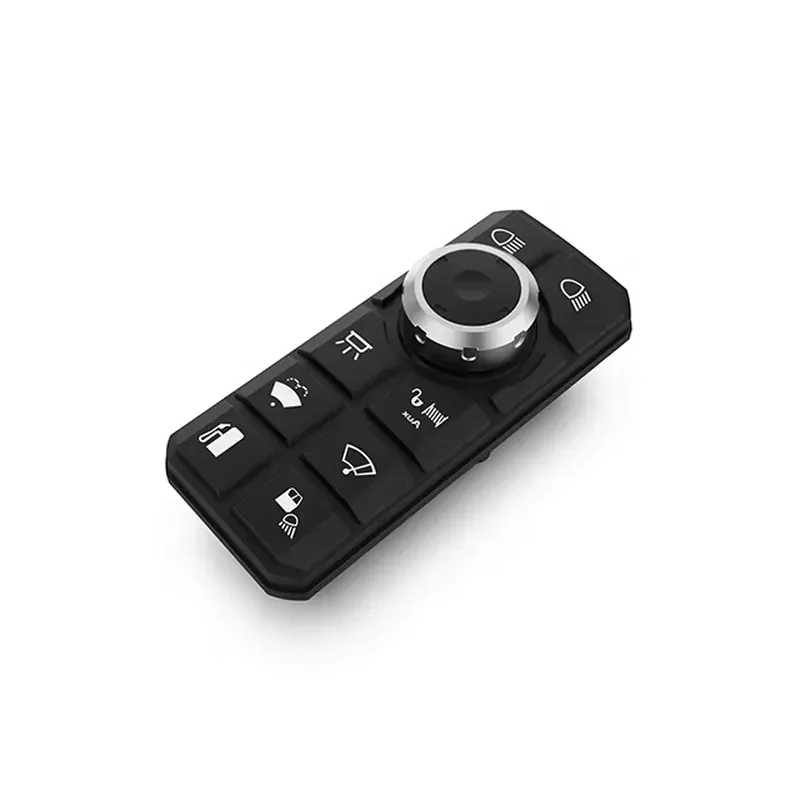 MAF 8 Buttons CAN Bus Keypad Rotary Knobs LED Indicator Silicone Rubber CE Certification