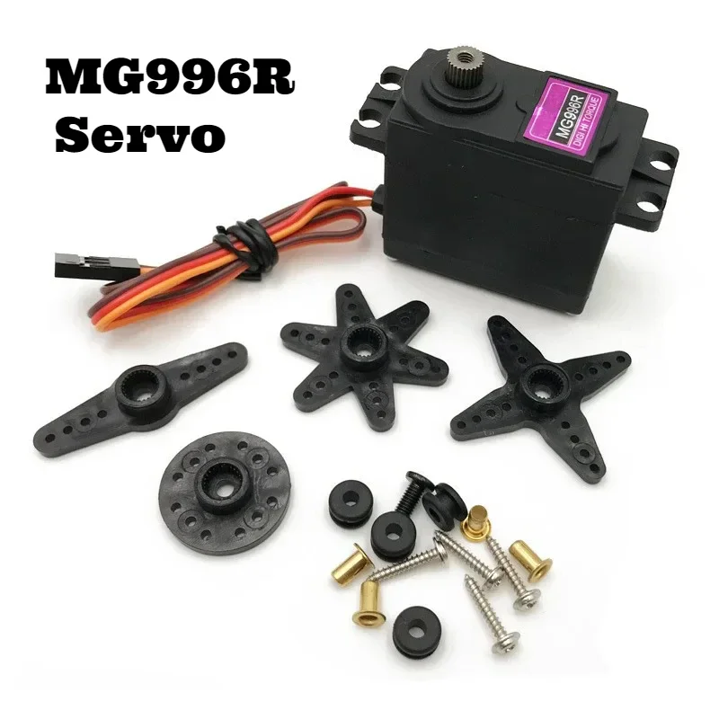 Tower Pro Digital Servo Mg996R 4.8-6.0v High Torque With Metal Gear For Futaba Jr Rc Car Helicopter Robot Boat Diy Toy Servo Kit