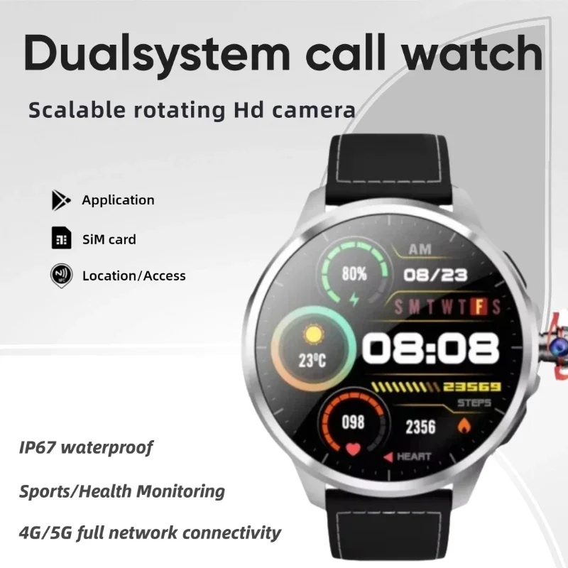 

Dual-system H995G, 1.95-inch Amoled screen, 256GB Rom, video call, smartwatch, GPS, WIFI, game application store