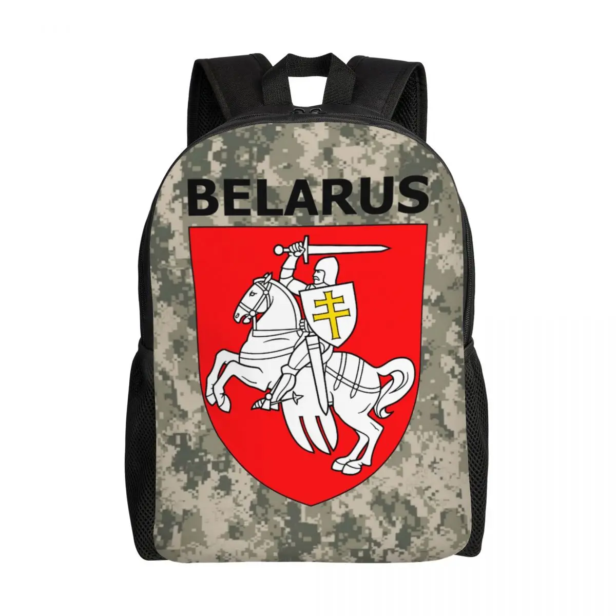 Belarus Pogonya Flag Laptop Backpack Men Women Fashion Bookbag for School College Students Protest Symbol Belarusian People Bags