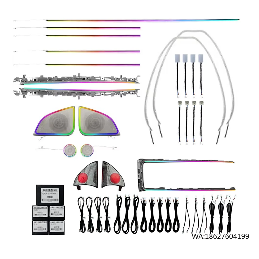 

Dynamic Symphony Ambient Light Interior Upgraded Kit for Model Y 2023-2024 LED Atmosphere Lamp with Speaker Covers