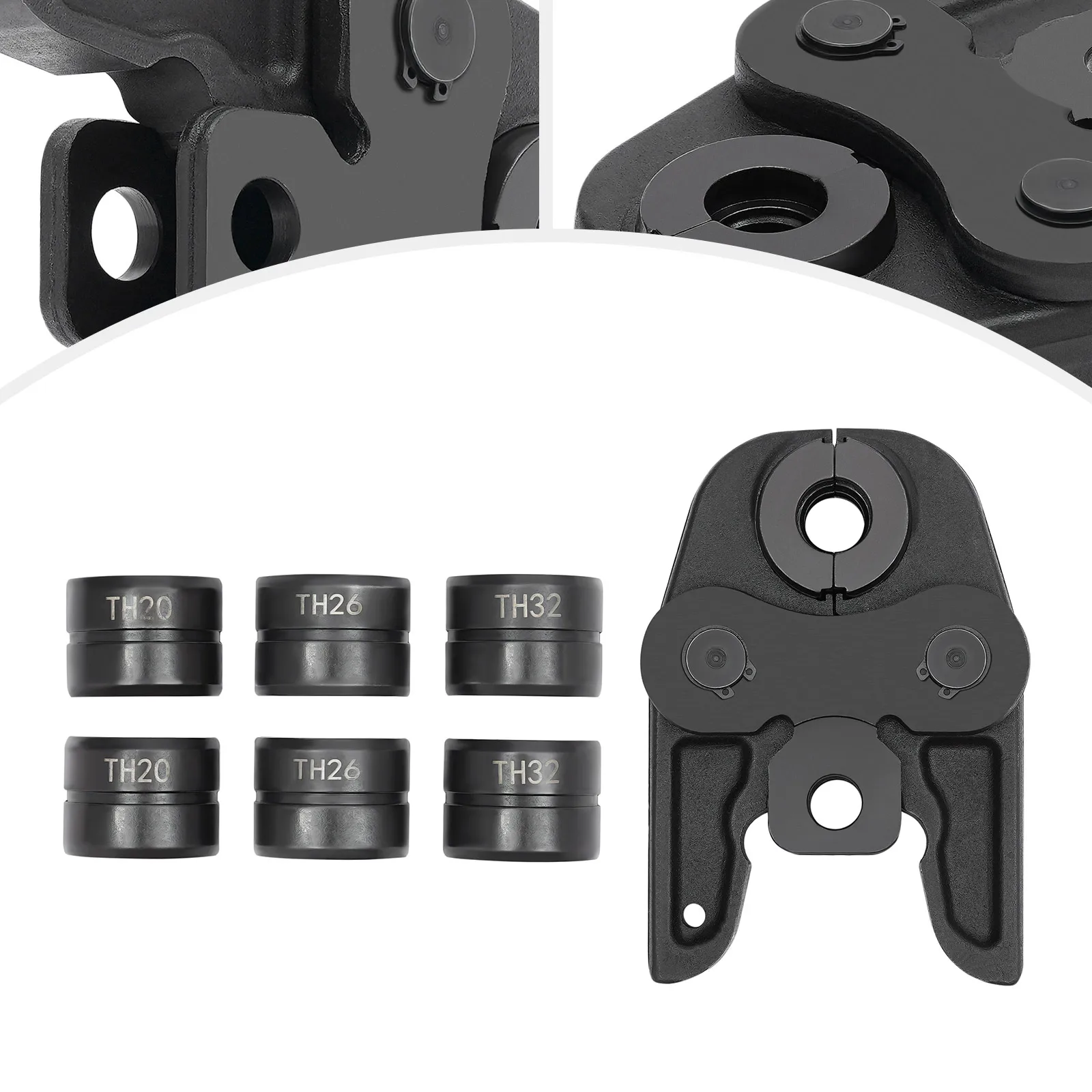 Hydraulische Kupferrohrfittings Presszange mit TH16, TH20, TH26 Matrizen TH32 für Aluminium-Kunststoff/PEX/PB Rohre – Detail 1