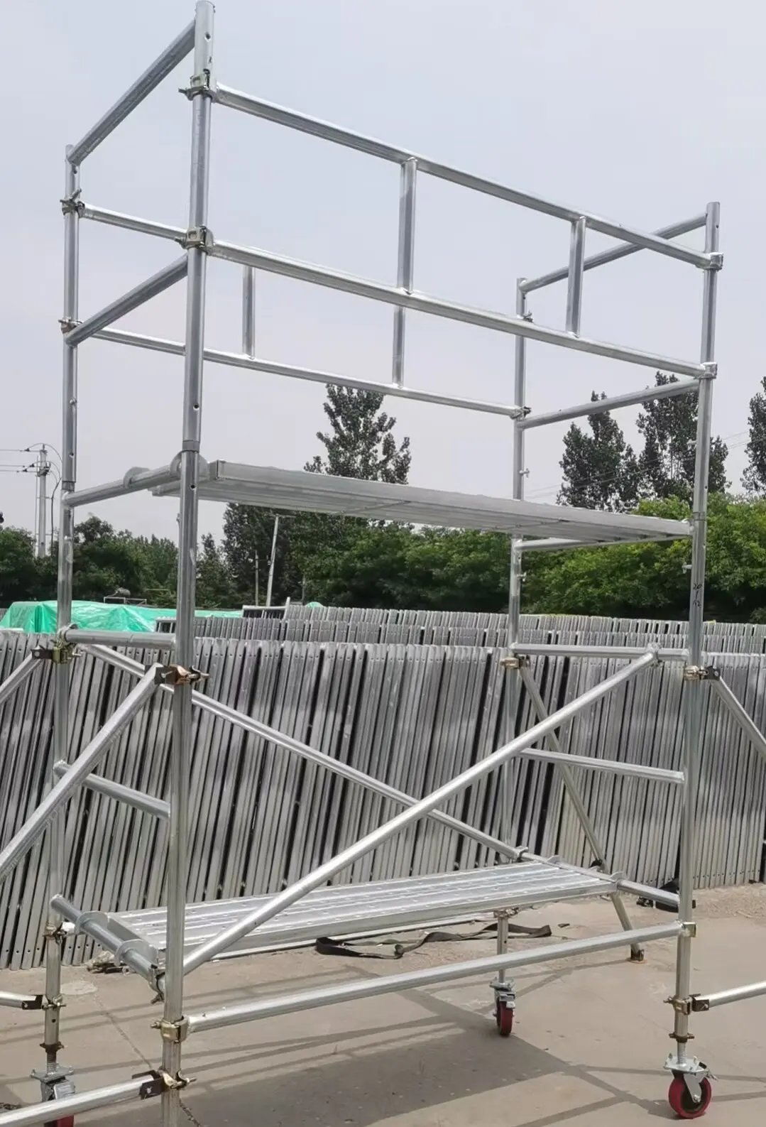 سقالة فولاذية بإطار H صناعية لبناء البناء في الهواء الطلق سقالة بناء بأسعار معقولة لـ
