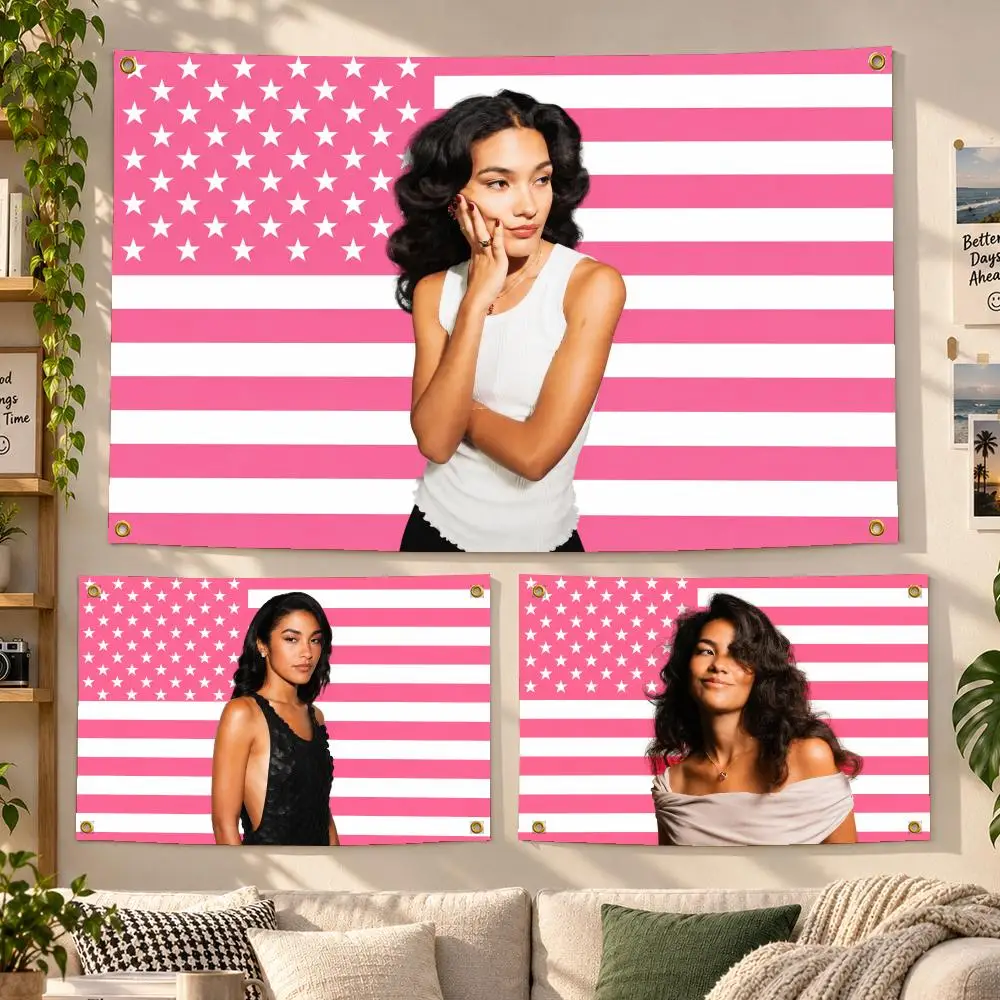 Singer Olivia Dean Soul Flags Personalized Banner Flag Room Dorm Camping Picnic Garage Bar Outdoor Wall Decor