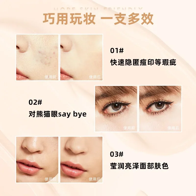 MISTINE Concealer Cream Beauty Acne Mark Cover Spots Freckles Dark Circles Long-Lasting Waterproof Pretty Makeup Cosmetic Beauty