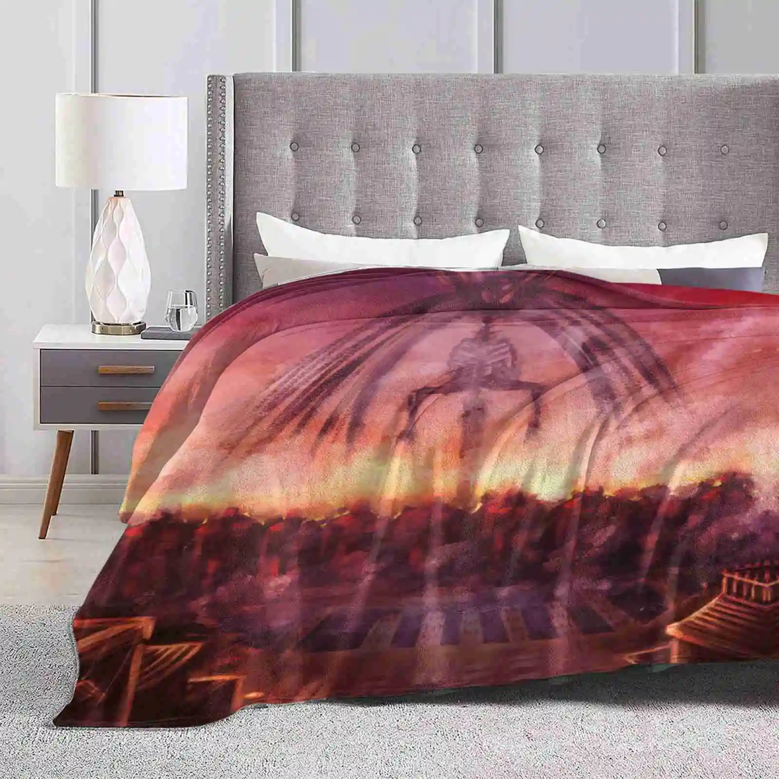 The Rumbling Creative Design Light Thin Soft Flannel Blanket Attack On Titan Shingeki No Kyojin Eren Eren Yaeger