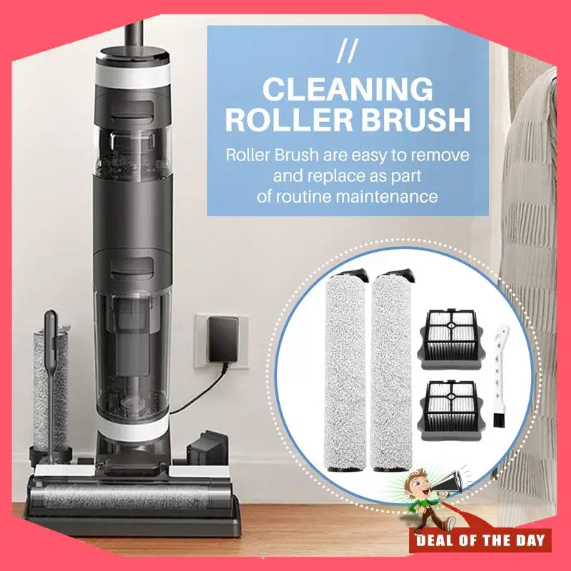 24-часовая доставка HEPA-фильтра, роликовая щетка для Tineco Floor One S3, пылесос для швабры Ifloor 3, для влажных и сухих полов