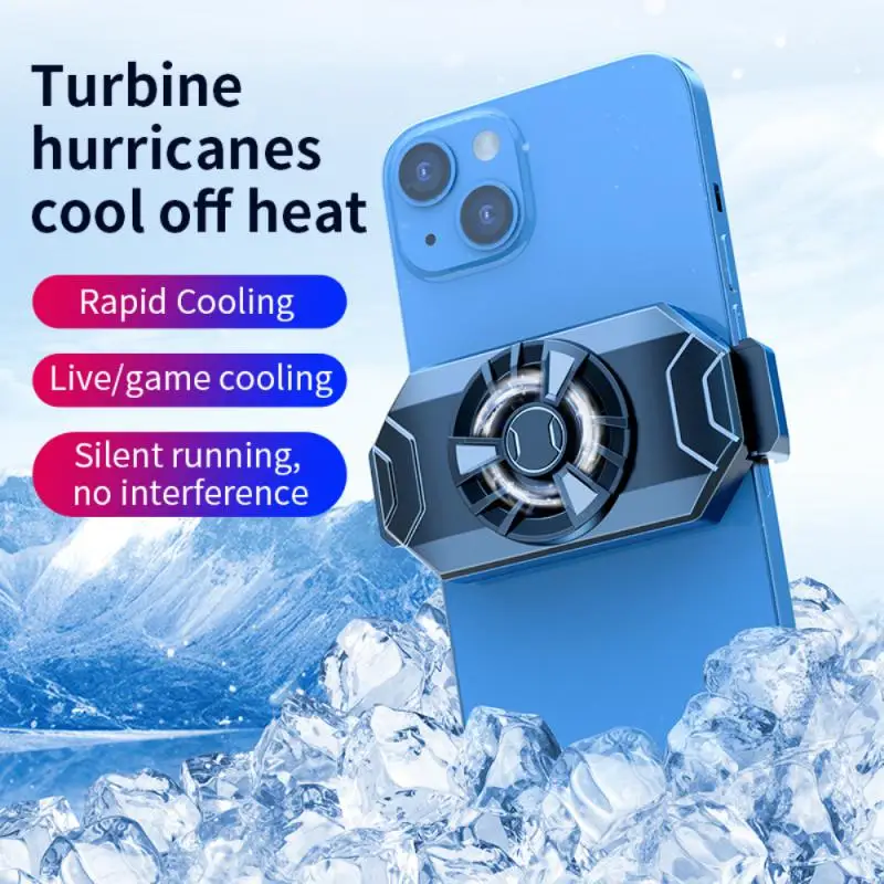 Mini Mobile Phone Game Radiator Gaming Cooling Fan Air-cooled