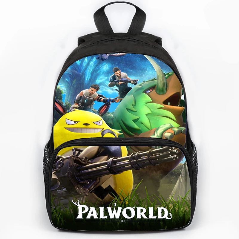 Gioco Palworld 3d Print zaino divertente Cartoon School Bags per ragazzi ragazze Nylon Laptop Daypack adolescente borsa da viaggio di grande capacità