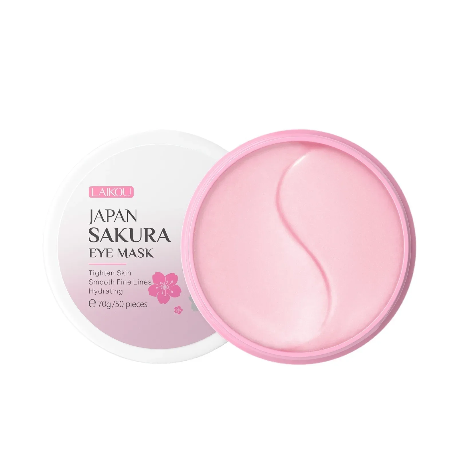 

LAIKOU 50pcs Sakura Collagen Eye Mask Eye Bags Moisturizing Hyaluronic Acid Eye Patches Skin Care Korea Cosmetics Product