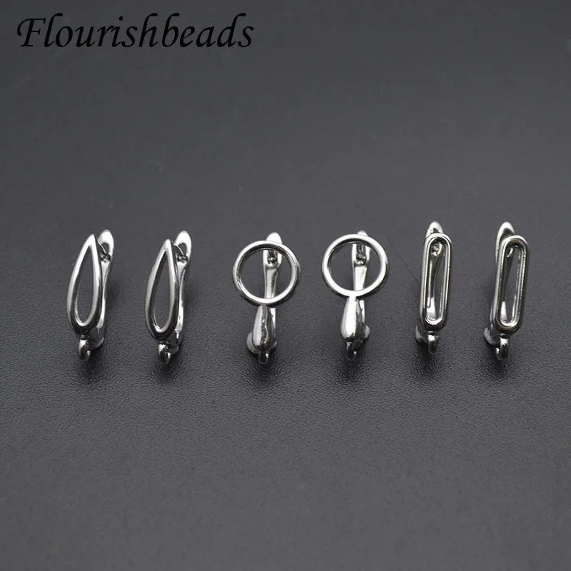 3 Style Earring Hooks Jewelry Findings Smooth Good Quality Earwire for Women DIY Handmade Earrings Making 30pcs/lot