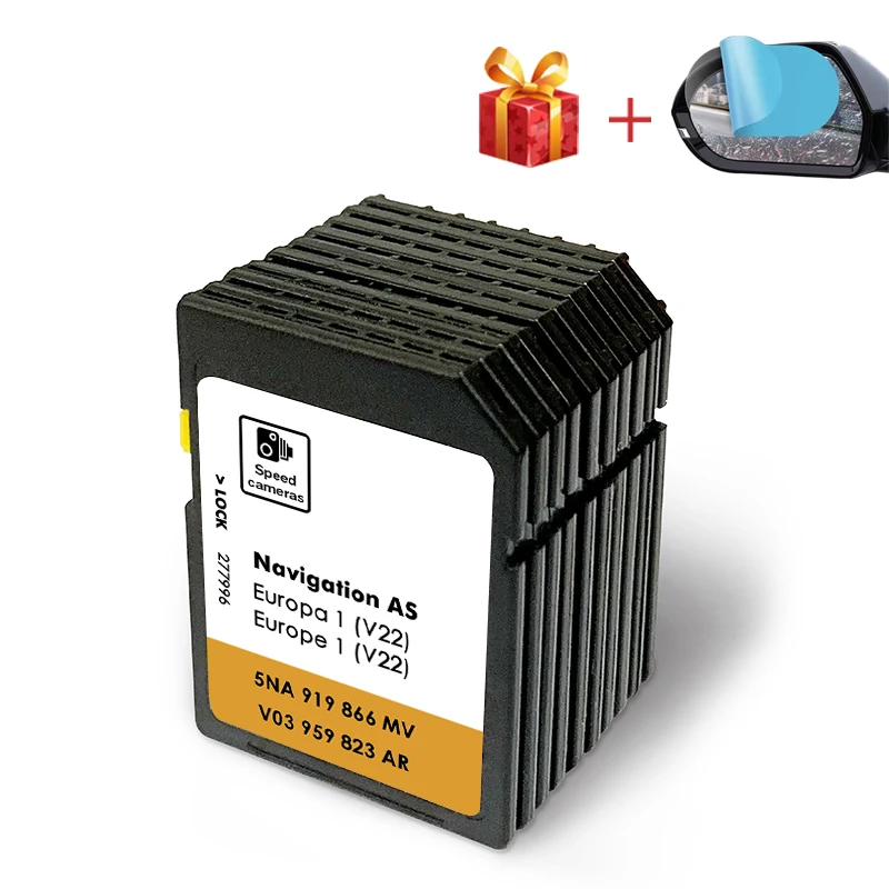 

Genuine for VW Discover Media Navigation AS Map UK Europe Sat Nav SD Card Latest V22 Free Shipping