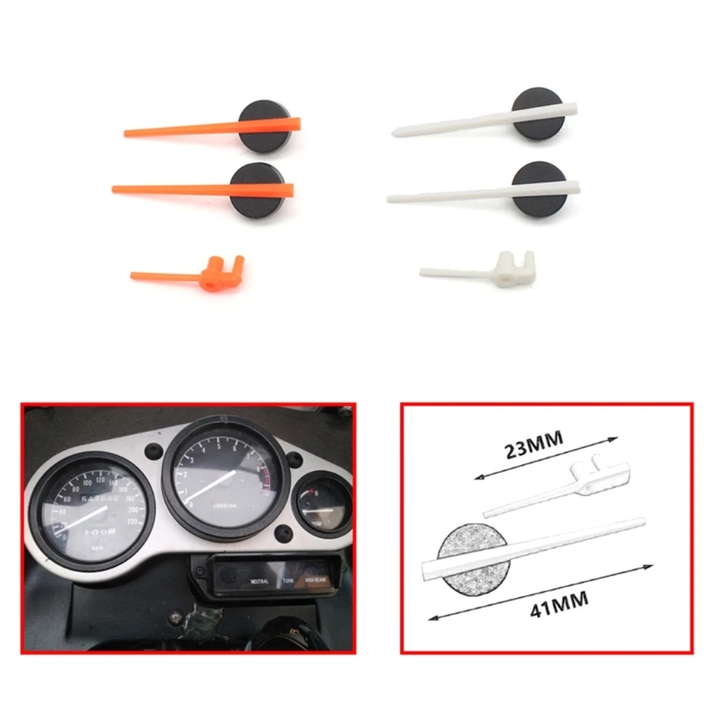 Motorcycle Speedometer Dashboard Odometer Instrument Pointers Needle Pins Suitable for CB400 VTR250 ZRX400 ZR1100 XJR400