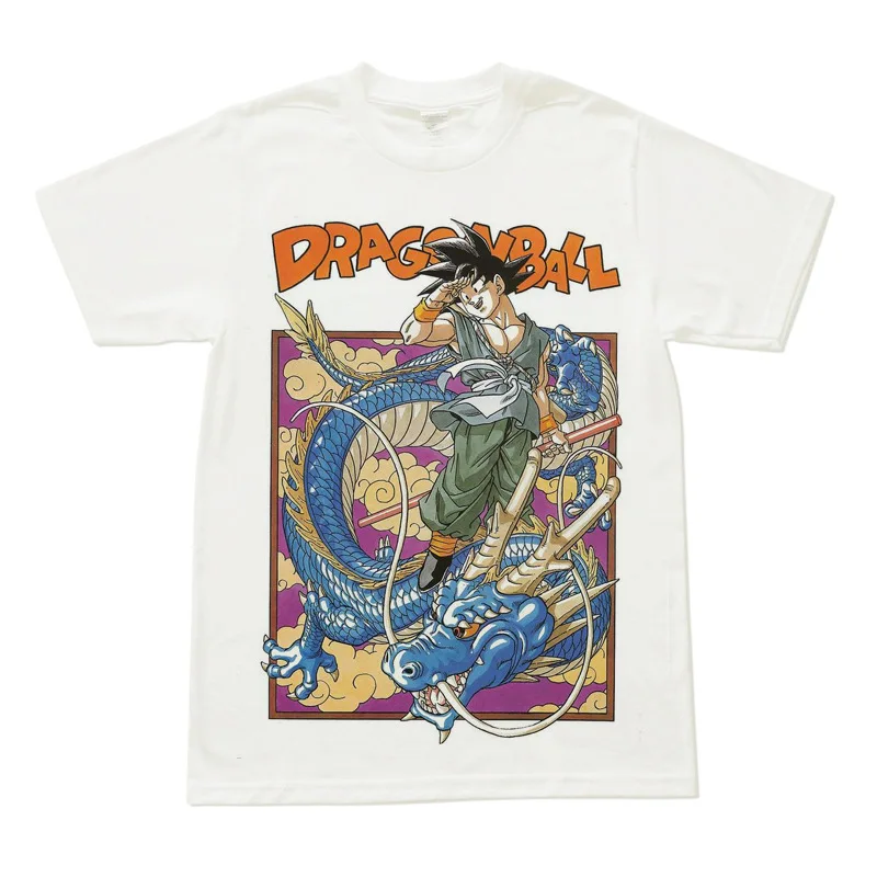 Dragon Ball Print Short Sleeve Cotton T-Shirt Son Goku Vegeta Men Women Clothes Harajuku Y2k Tee Vintage Summer Streetwear view 6