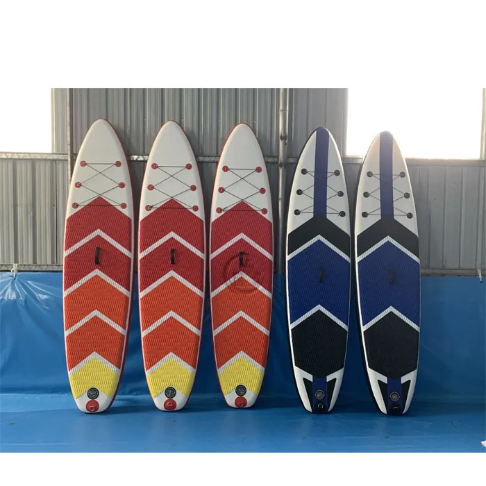 Inflatable Paddle Board OEM Stand Up Surfing With Customized Logo Drop Stitch Material SUP Paddle Boards