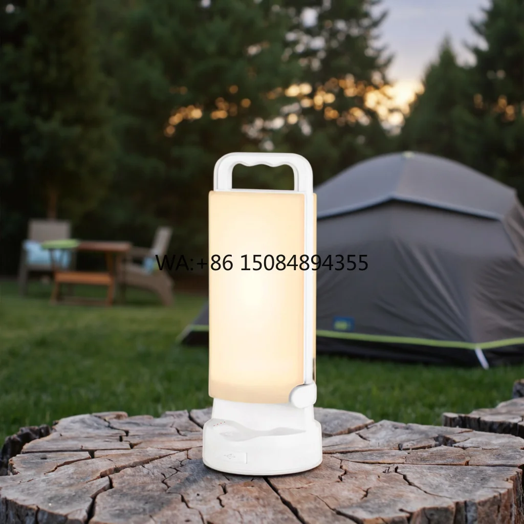 Portable Camping Light Dual Use Rechargeable LED Flashlight Camping Lights Work Lamps Solar Power Camp Lanterns