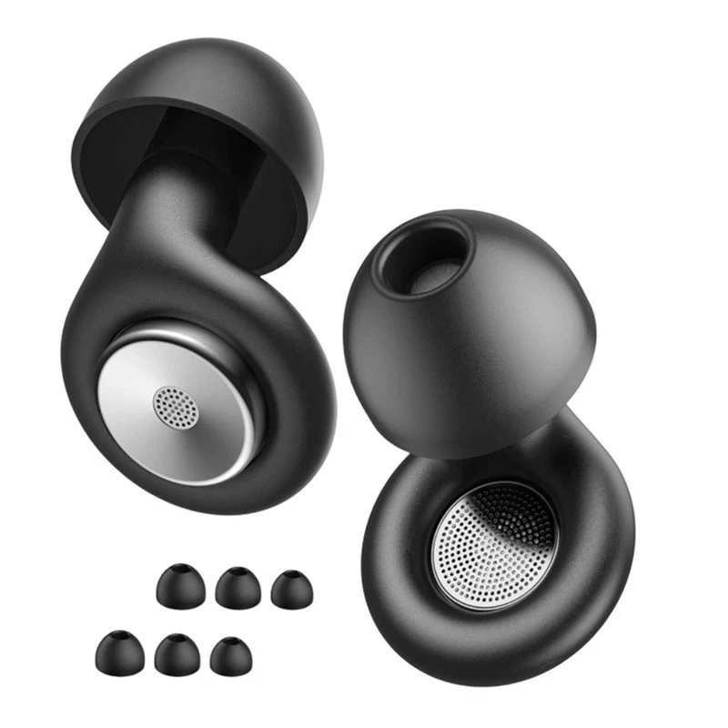 【A17Z】Ear Plugs For Sleeping Noise Cancelling Earplugs For Noise Reduction Perfect For Focus And Relaxation Black