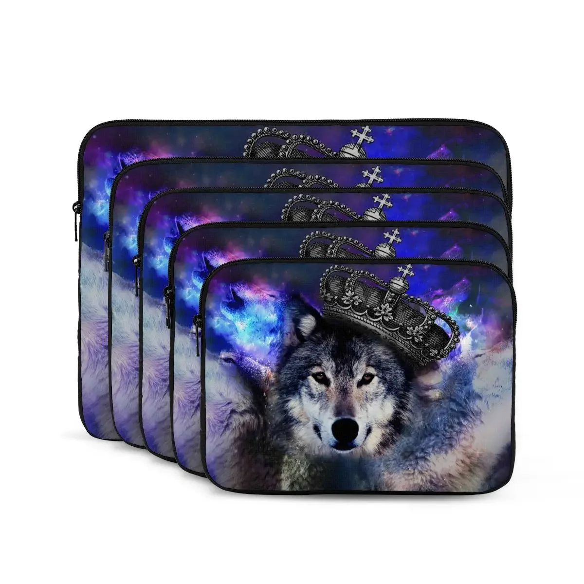 Wolf Computer ipad Laptop Cover Case17 15 13 12 10 Inch Laptop Sleeve Bag Portable Cover Fundas Pouch