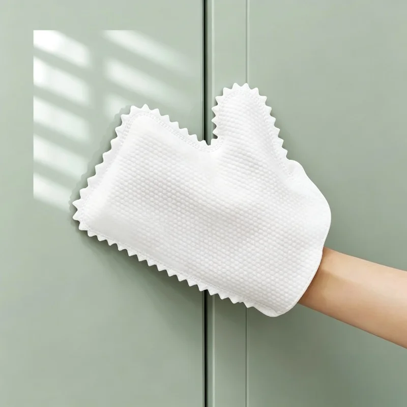 Disposable Dust Removal Gloves Wet Dry Dual‑Use Household Cleaning Mittens Multi‑Purpose For Kitchen Home Surface Wiping