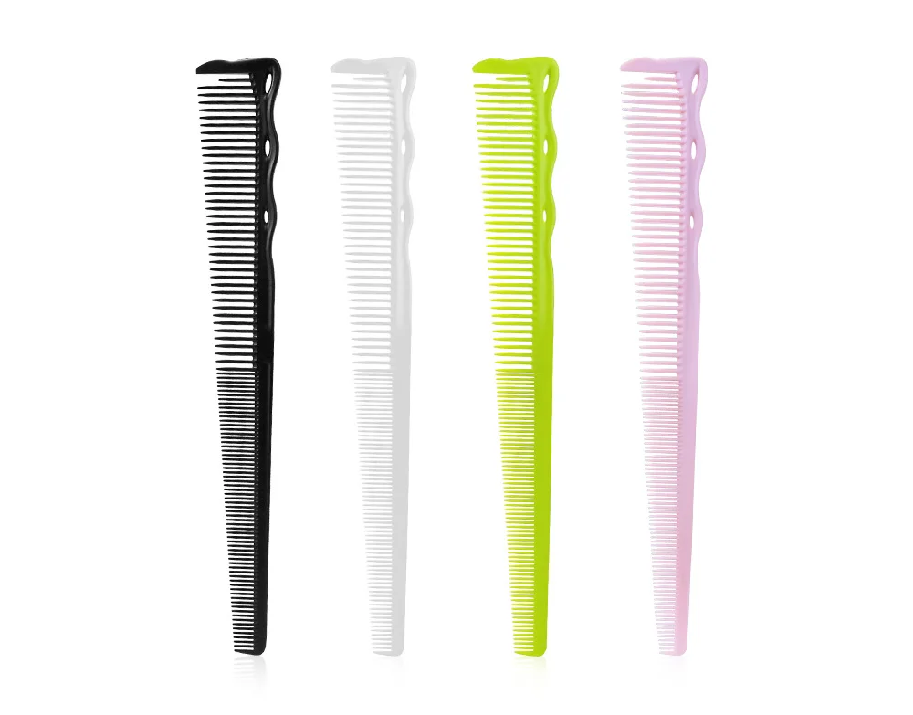 

Plastic Barber Combs Pro Fine Tooth Hair Cutting Styling Comb for Men Hair Care Tools hair accessories Salon Hairdressing